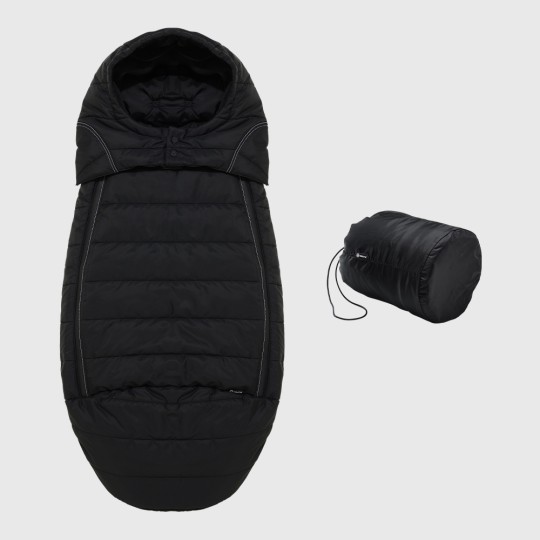Doolittle - Sacco passeggino Gnomi 100gr - Perfetto per inverni miti - Colore: Nero