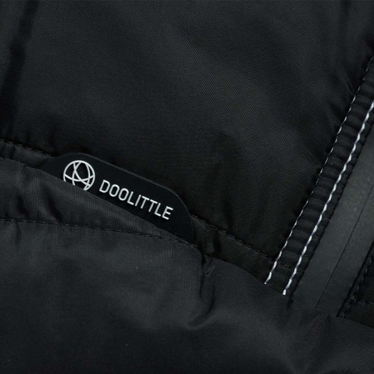 Doolittle - Sacco passeggino Gnomi 200gr - Ideale per gli inverni rigidi - Colore: Nero