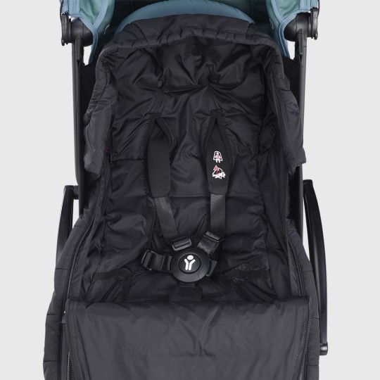 Doolittle - Sacco passeggino Gnomi 100gr - Perfetto per inverni miti - Colore: Nero