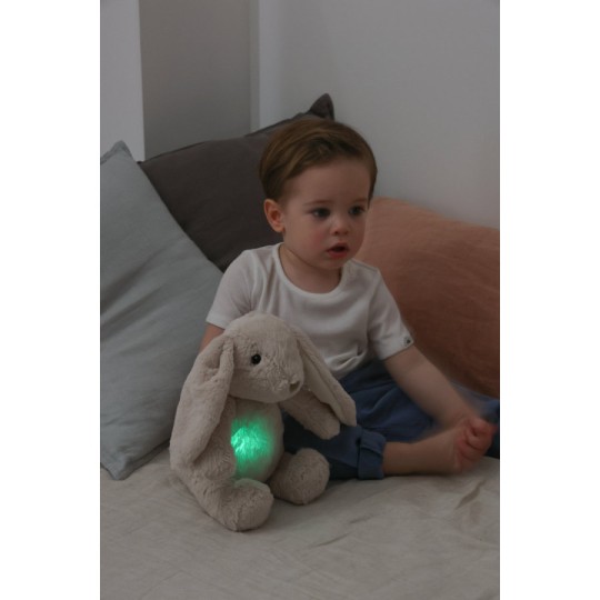 Cloud B - Luce notturna con sensore di movimento e carillon - Versioni Cloud B: Billy Bunny