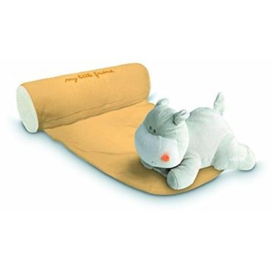Jané - Cuscino Hippo Musicale Arancio + Doudou