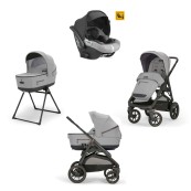 Inglesina - Trio Aptica XT 2023 con seggiolino Darwin - Compreso di telaio - Colore Inglesina: Horizon grey