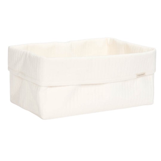 Little Dutch - Cestino Portatutto in cotone - Colori Little Dutch: Pure Soft White