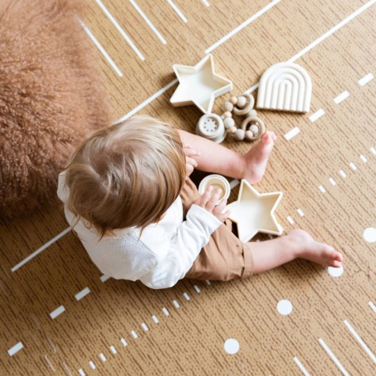 Toddlekind - Tappeto gioco Puzzle - Colore Toddlekind: Berber Camel