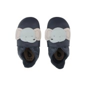 Bobux - Scarpina Soft Sole Tg. L - La cosa migliore dopo i piedi scalzi! - Colore Bobux: Elefante Blu