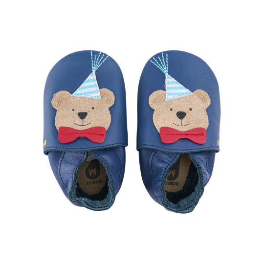 Bobux - Scarpina Soft Sole Tg. S - La cosa migliore dopo i piedi scalzi! - Colore Bobux: Orso Blu