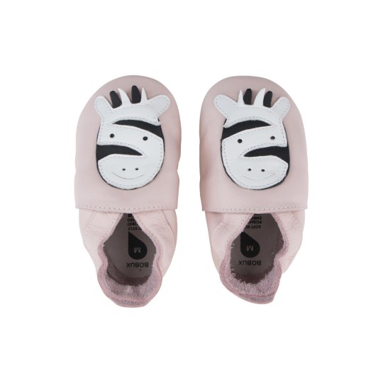 Bobux - Scarpina Soft Sole Tg. S - La cosa migliore dopo i piedi scalzi! - Colore Bobux: Zebra Rosa