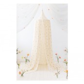 Nobodinoz - Baldacchino per letto 250x50 - Cotone Bio - Colori Nobodinoz: Blossom