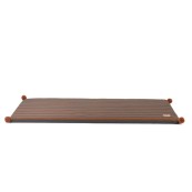 Nobodinoz - Materasso EcoFloor Majestic 120x60x4 - Cotone Bio - Colori Nobodinoz: Blue Brown Stripes
