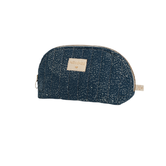 Nobodinoz - Trousse da viaggio - Cotone organico - Colori Nobodinoz: Gold Bubble/Blue