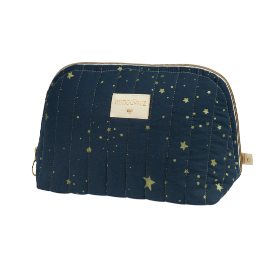 Nobodinoz - Trousse da viaggio - Cotone organico - Colori Nobodinoz: Gold Stella/Blue