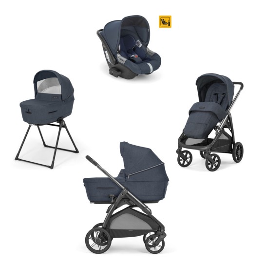 Inglesina - Trio Aptica 2023 con seggiolino Darwin - Compreso di telaio - Colore Inglesina: Resort Blue