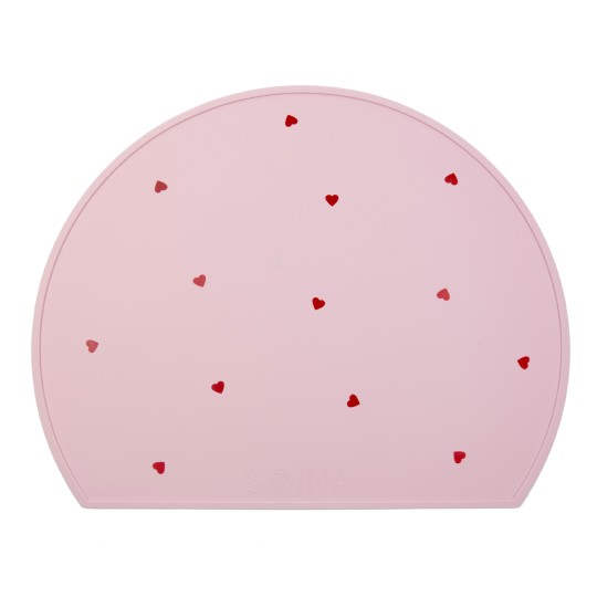 Soina - Tovaglietta in silicone - 40x32cm - Colori Soina: Amore Rosa