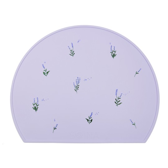 Soina - Tovaglietta in silicone - 40x32cm - Colori Soina: Lavanda Lilla