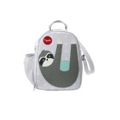 3 Sprouts - Borsa Porta Pranzo Termica con Tracolla - Disegno: Bradipo Grigio