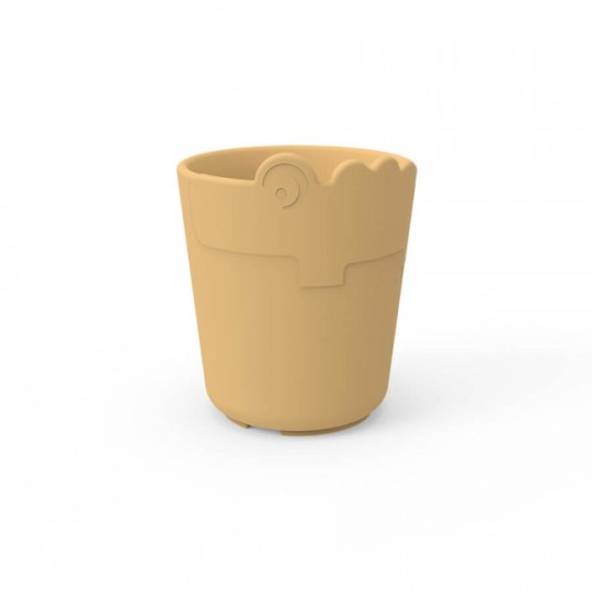 Done by Deer - Bicchiere Kiddish Mini Mug Croco - Colore: Mostarda