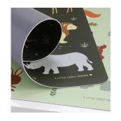 A Little Lovely Company - Tovaglietta Antiscivolo - 43 x 34 x 0.2 cm - Versioni A Little Lovely Company: Savana