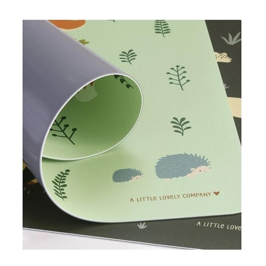 A Little Lovely Company - Tovaglietta Antiscivolo - 43 x 34 x 0.2 cm - Versioni A Little Lovely Company: Forest Friends
