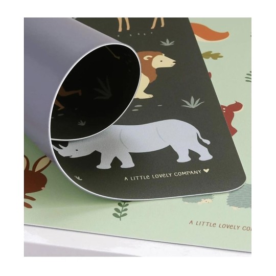A Little Lovely Company - Tovaglietta Antiscivolo - 43 x 34 x 0.2 cm - Versioni A Little Lovely Company: Savana