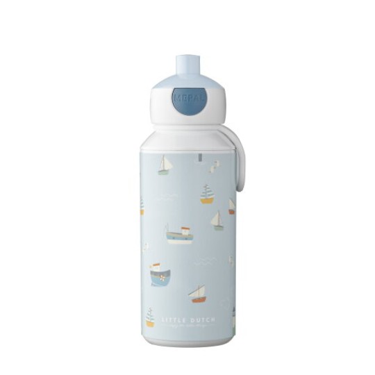 LITTLE DUTCH - Borraccia Pop-Up 400ml - Colori Little Dutch: Sailors Bay Blu