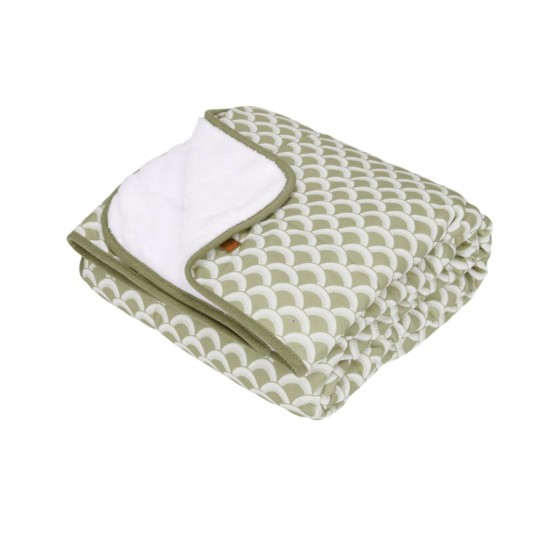 Little Dutch - Coperta morbida per lettino 110x140cm - Colori Little Dutch: Ocean mint