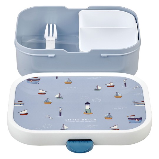 Little Dutch - Lunch Box con divisori - Colori Little Dutch: Sailors Bay Blu