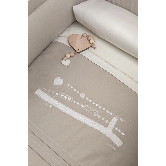 Dili Best - Completo Piumone sfilabile Vega Tortora - MADE IN ITALY