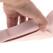 Lässig - Piatto a scomparti topolino con ventosa - In silicone - Colore: Rosa