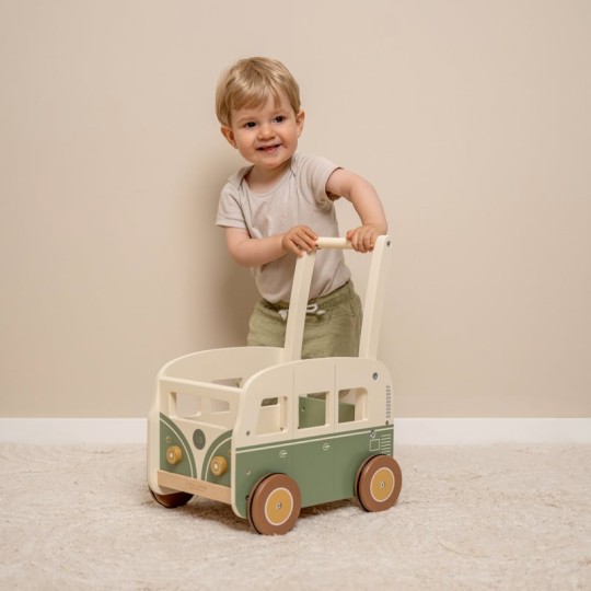Little Dutch - Carrello Primi Passi Camper Vintage - Dai 12 mesi