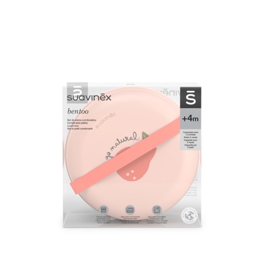Suavinex - Porta merenda Bentoo 4m+ - Go Natural - Colori Suavinex: Pera