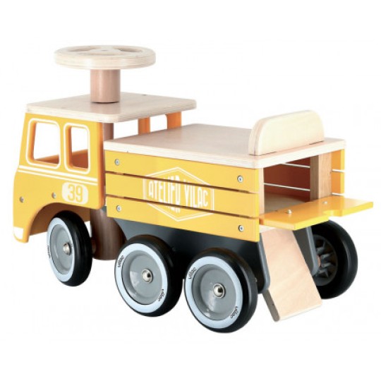 Vilac - Cavalcabile Camion da Cantiere - In legno