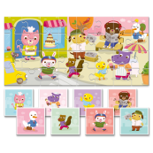 Ludattica - Dudù Baby puzzle Collection - Tessere double-face! - Versioni Ludattica: Cuccioli