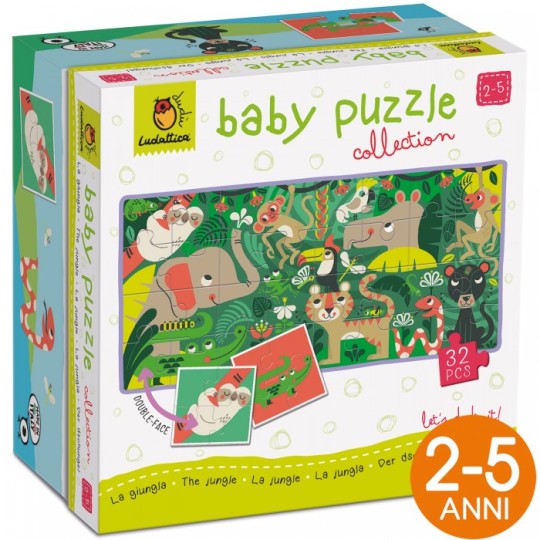 Ludattica - Dudù Baby puzzle Collection - Tessere double-face!