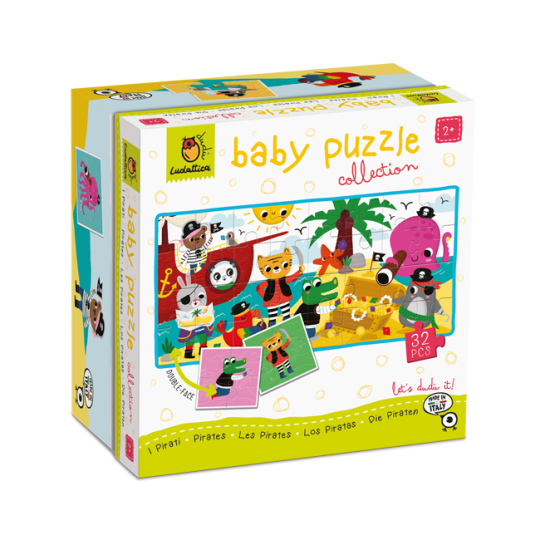 Ludattica - Dudù Baby puzzle Collection - Tessere double-face! - Versioni Ludattica: Pirati