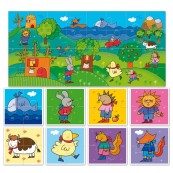 Ludattica - Baby Puzzle 32 pezzi - Dai 2 anni - Versioni Ludattica: Giulio Coniglio