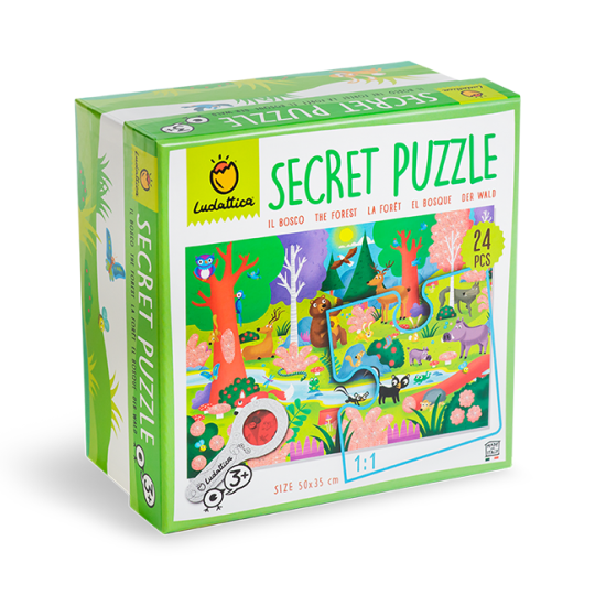 Ludattica - Secret Puzzle - Prendi la lente e scopri tutti i segreti!