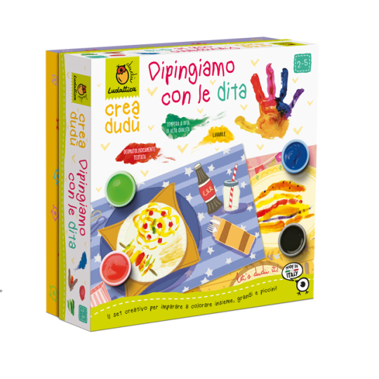Ludattica - Set Creativi Crea Dudù - Dai 2 anni - Versioni Ludattica: Coloriamo con i pennarelli