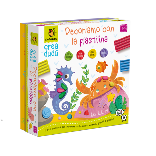 Ludattica - Set Creativi Crea Dudù - Dai 2 anni - Versioni Ludattica: Coloriamo con i pennarelli