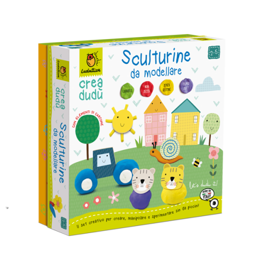 Ludattica - Set Creativi Crea Dudù - Dai 2 anni - Versioni Ludattica: Coloriamo con i pennarelli