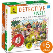 Ludattica - Detective Puzzle - Con Lente di ingrandimento