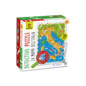 Ludattica - Detective Puzzle - Con Lente di ingrandimento - Versioni Ludattica: La mappa dell'Italia