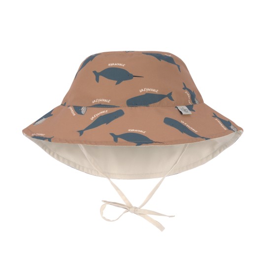 Lässig - Cappello Reversibile 50+UV tg. L (18-36 mesi) - Colori Lässig: whale caramel
