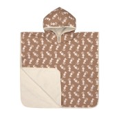 Lässig - Poncho e telo da spiaggia Reversibile - Colori Lässig: seahorse caramel