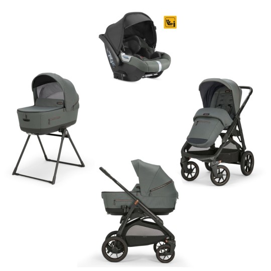 Inglesina - Trio Aptica XT 2023 con seggiolino Darwin - Compreso di telaio - Colore Inglesina: Taiga Green