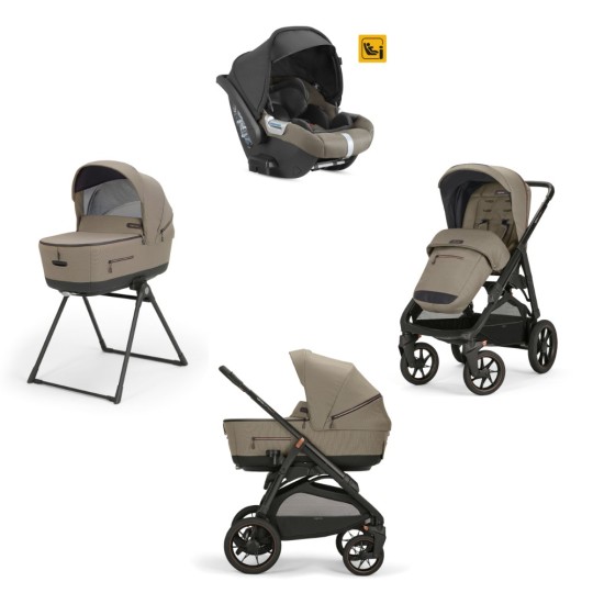 Inglesina - Trio Aptica XT 2023 con seggiolino Darwin - Compreso di telaio - Colore Inglesina: Tuareg Beige