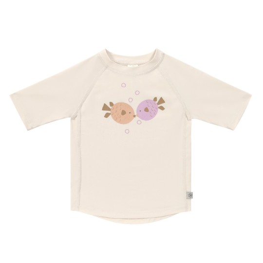 Lässig - Maglia manica corta Protezione UPF 50+ tg.M (6-12 mesi) - Colori Lässig: fish milky