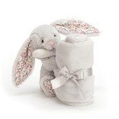 Jellycat - Doudou Coniglio con copertina - Colore: Argento