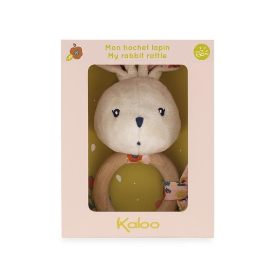 Kaloo - Burattino Coniglio a sonaglio - 12 cm
