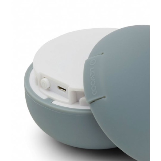 Liewood - Lampadina Samuel Mr.Bear - 100% Silicone - Colore Liewood: Blue Fog