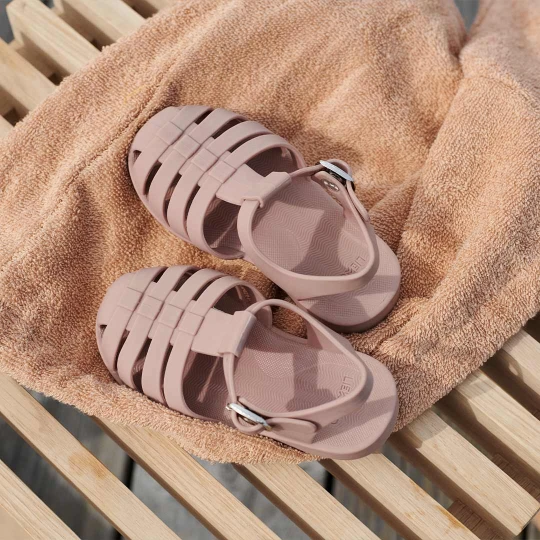 Liewood - Sandali da mare da bagno con cinturino - Bre Sandals - Flessibile e resistente - Taglia Scarpe: 26, Colore Liewood: Dark Rose